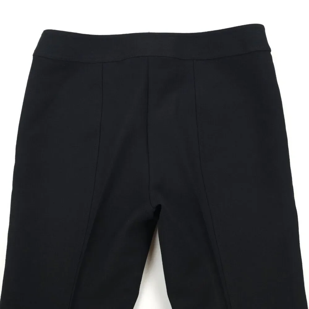 TORY BURCH Pleated Wool Crop Trousers Black Old Money Luxury Preppy Academia 10